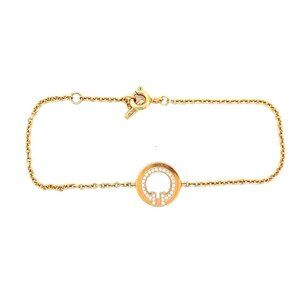 T&Co. 18K Rose Gold MOP/Diamonds T Bracelet
